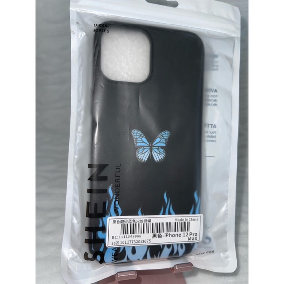 Blue Flamed Butterfly iPhone 12 Pro Max Case 🦋 - Picture 5 of 17